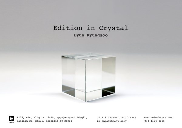 변경수 개인전 《Edition in Crystal》 대표 이미지